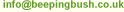 email address: info at beepingbush.co.uk